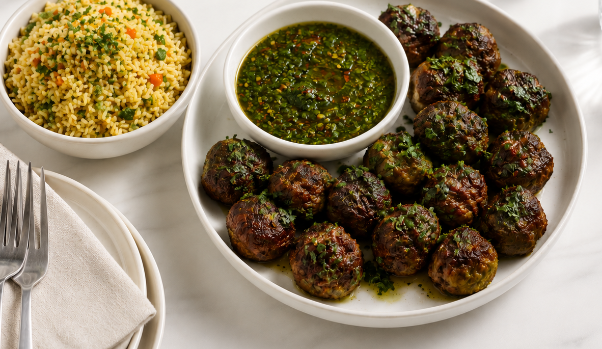 Chimichurri Meatballs