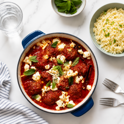 Greek Lamb Meatballs